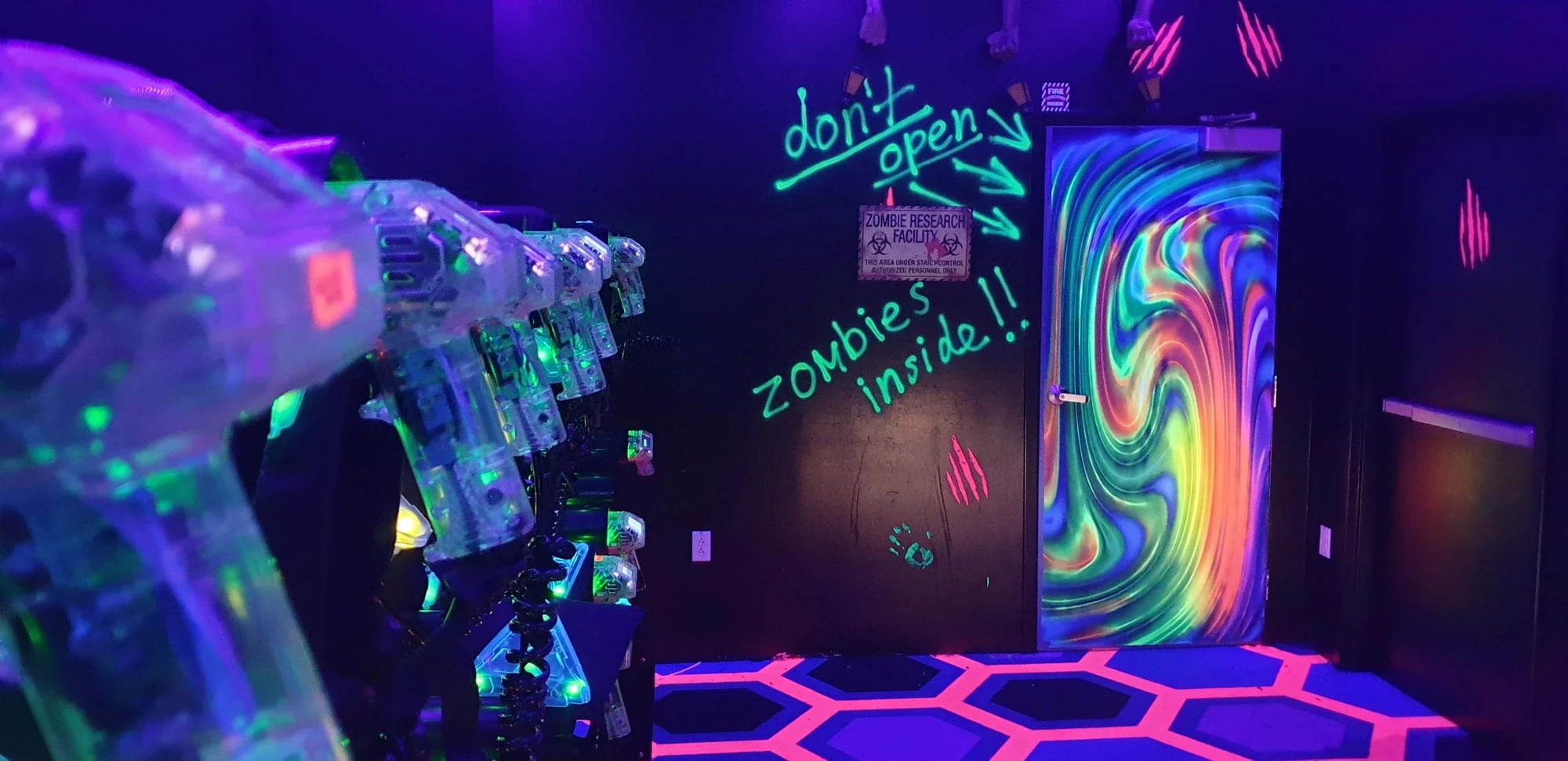 West Covina Laser Tag Hero Background